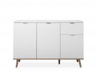 Kommode weiß / Dekor Sonoma Eiche            