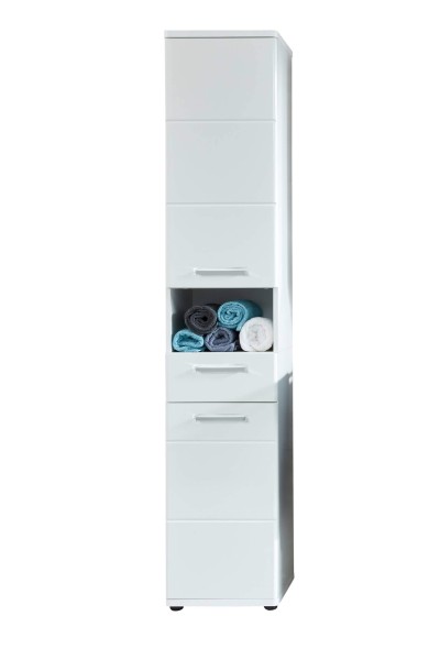 Hochschrank Weiß Matt Weiß Hochglanz