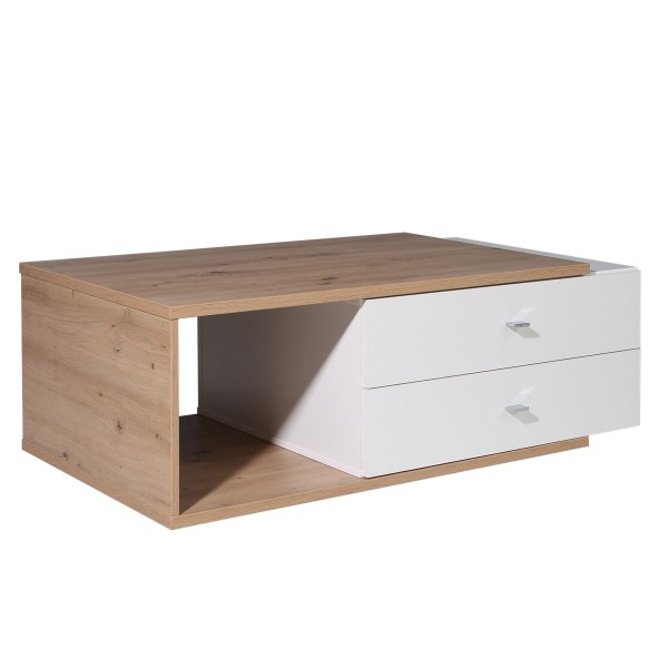 Couchtisch Artisan Eiche und Weiß