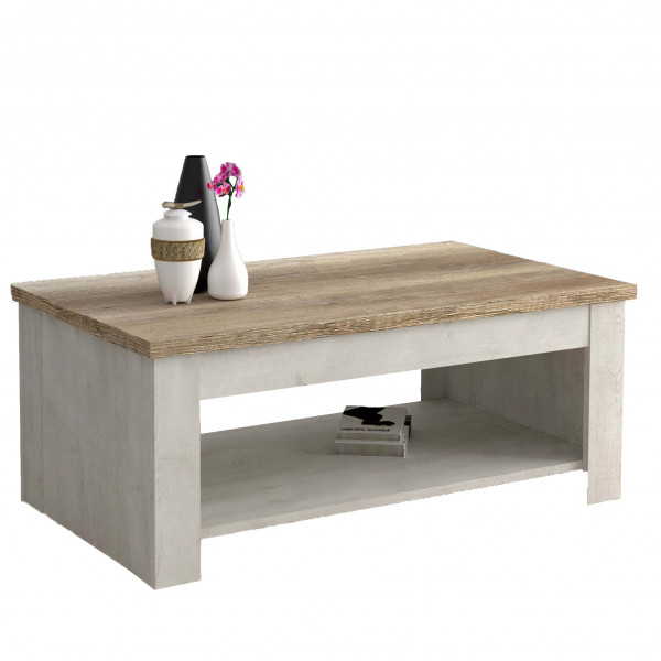 Couchtisch Pinie Weiß