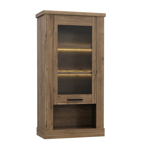 Vitrine Eiche Tabak
