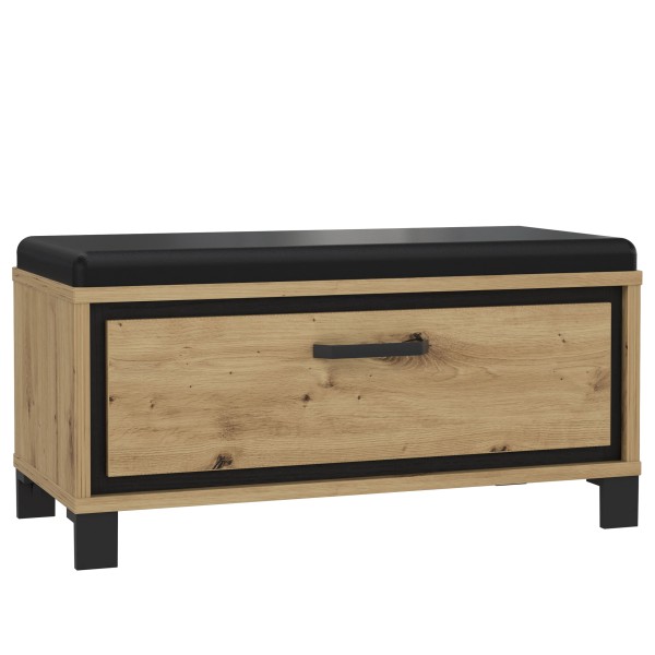 Sitzbank Artisan Eiche und schwarze Eiche