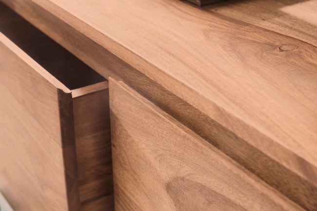 [ Milo.one ] - Lowboard Massivholz Akazie Kommode 140 cm TV Board