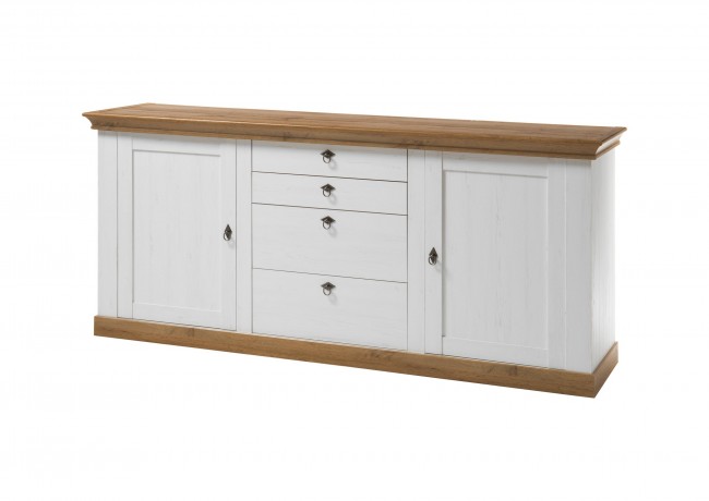 Sideboard Pinie Weiß Wotan Eiche