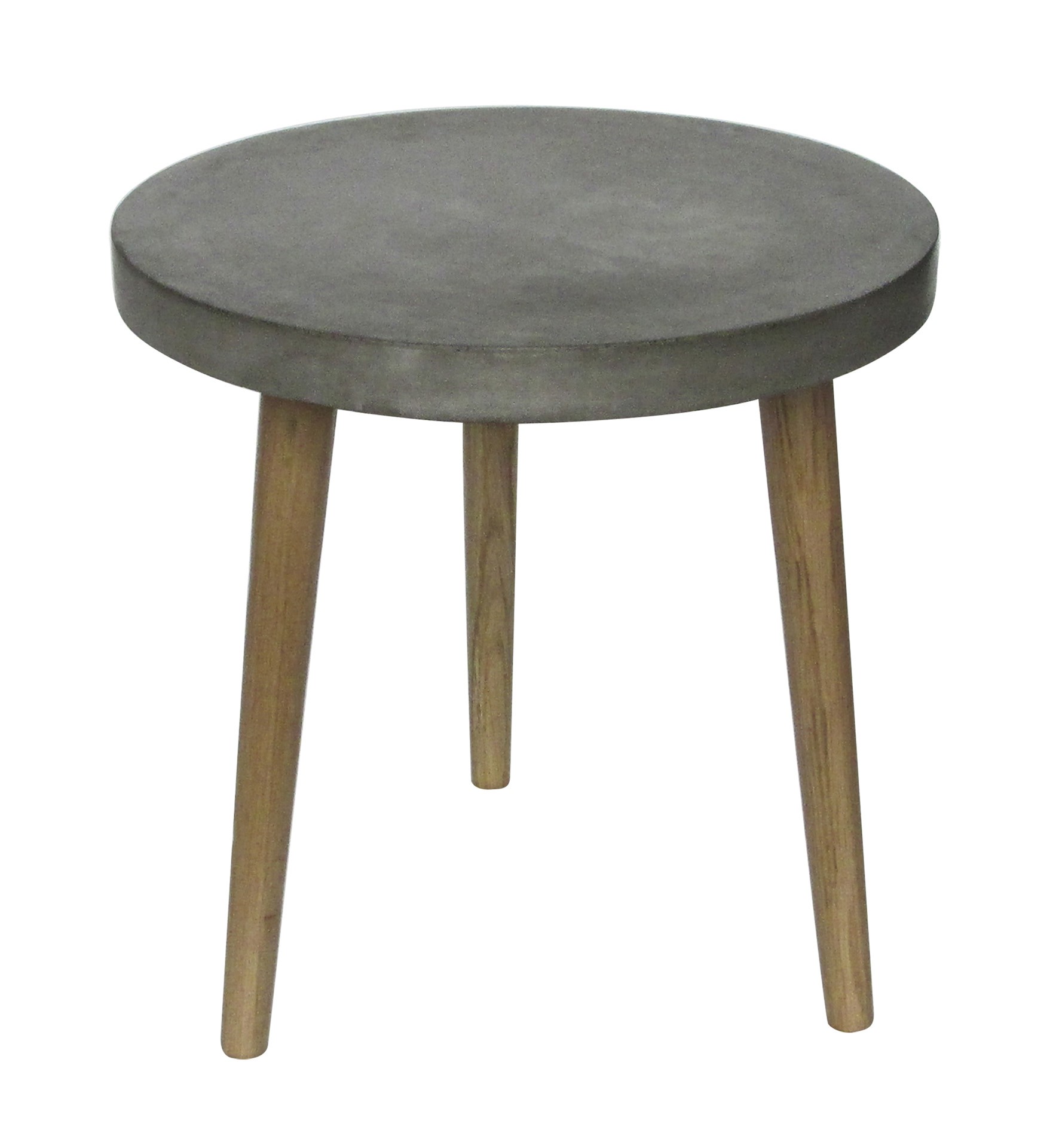 Beistelltisch 50 x 50 cm Beine Eiche geölt, Platte ...