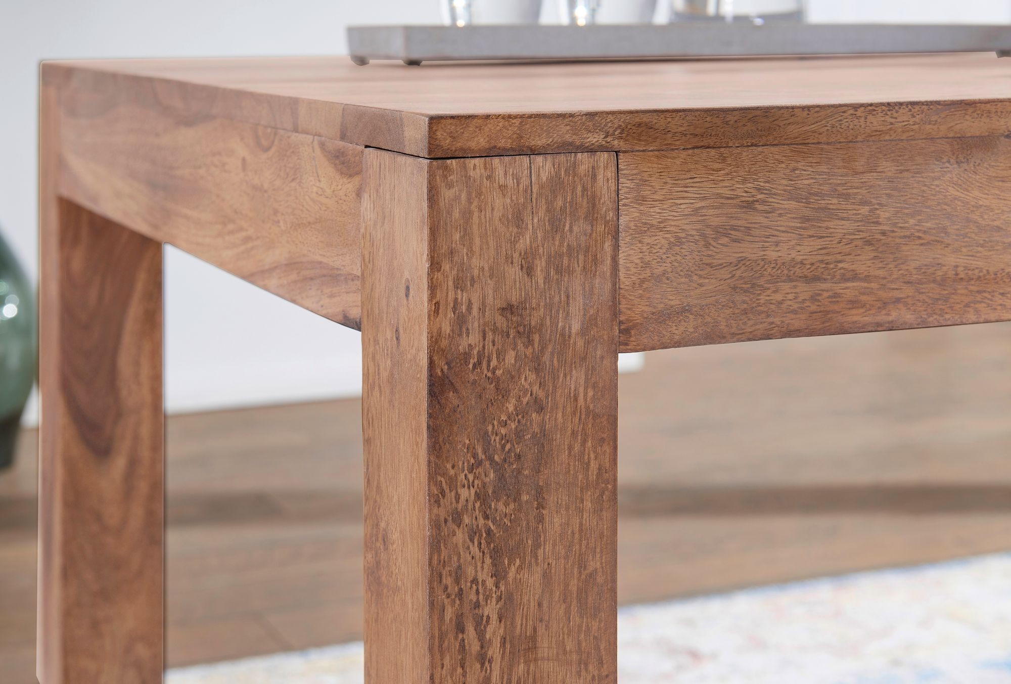 Esstisch Massivholz Akazie 160 cm Esszimmer-Tisch ...