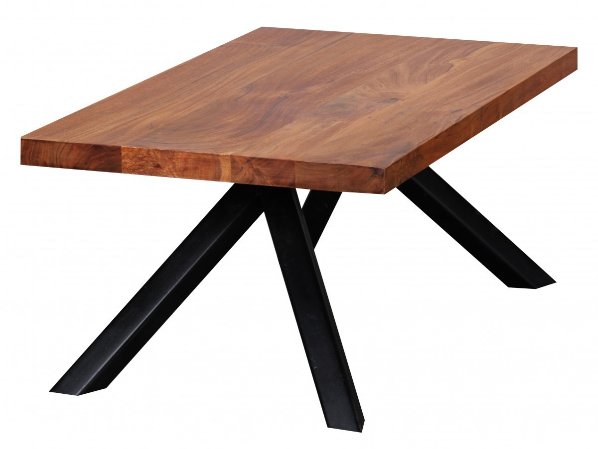 Couchtisch Massiv-Holz Sheesham 90 cm breit Wohnzimmer ...