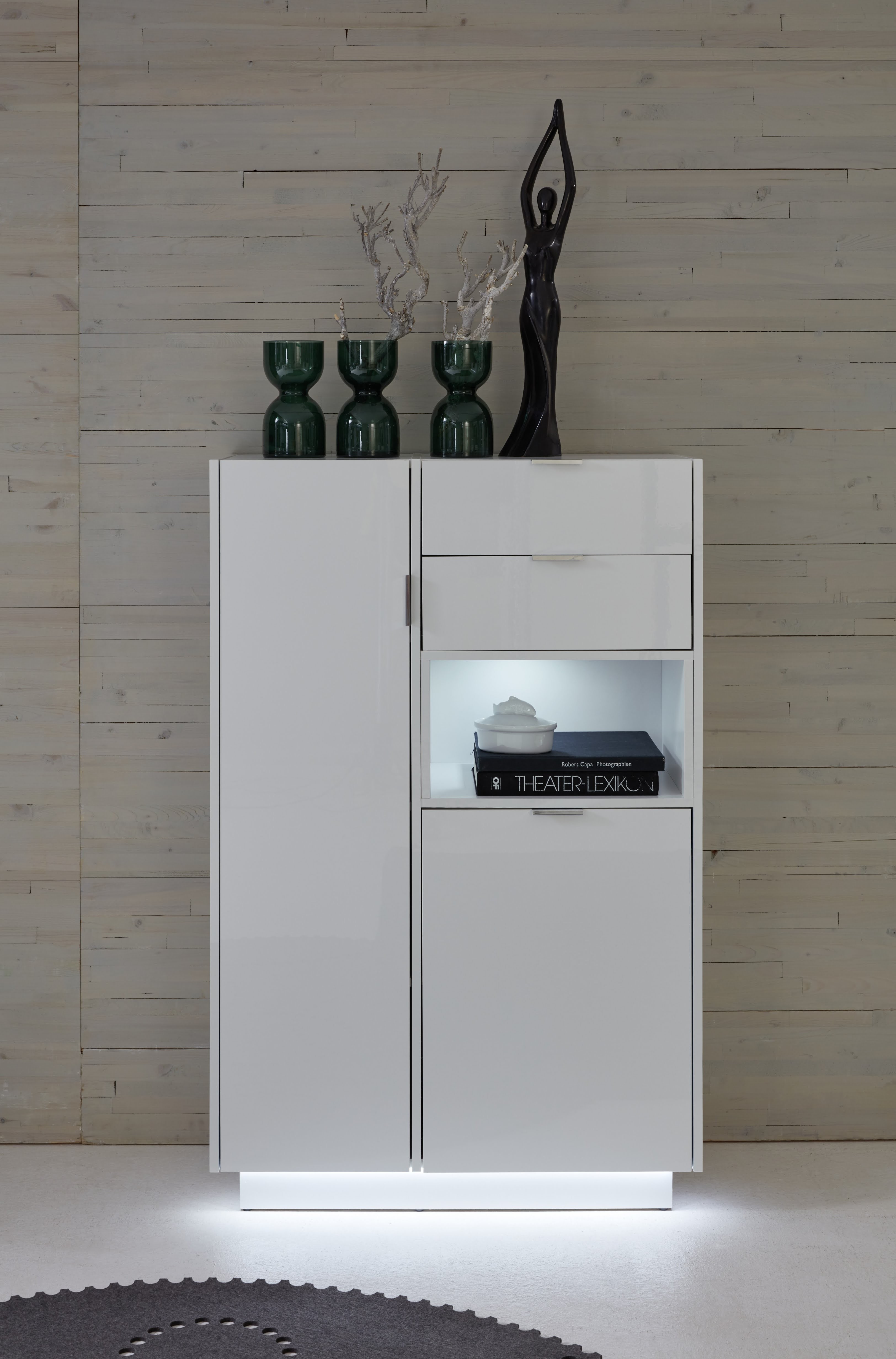 Erstaunlich Ikea Highboard Weiss Hochglanz Fotos