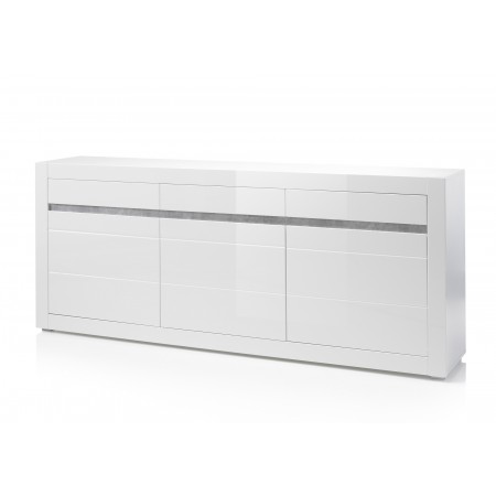 Sideboard mit Weiß Hochglanz             