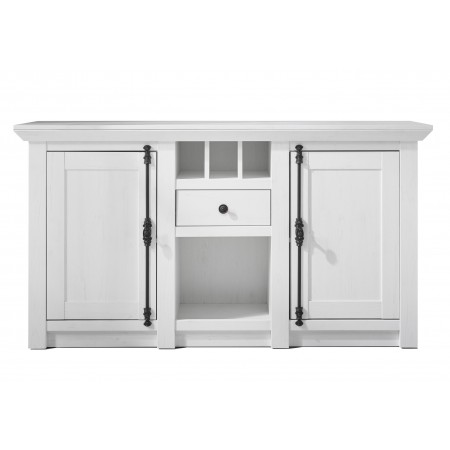 Sideboard mit Pinie Weiß Nachbildung             