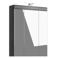 Spiegelschrank Rauchsilber Spiegelglas