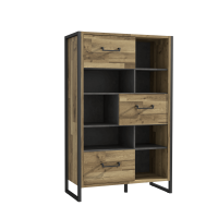 Highboard Stabeiche und Betonoptik