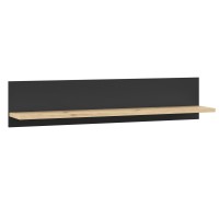 Wandboard Schwarz und Artisan Eiche
