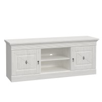 TV Lowboard Pinie Weiß