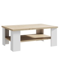 Couchtisch Weiß Matt und Bianco Eiche