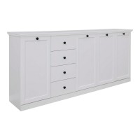 Sideboard Weiß Dekor