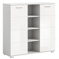 Kommode Weiß Hochglanz