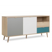Sideboard Dekor Sonoma Eiche / Tricolor            