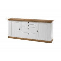 Sideboard Pinie Weiß Wotan Eiche