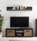 Wandboard Anthrazit Kastanie Holz Dekor