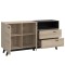 Sideboard Sonoma Eiche und Schwarz