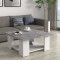 Couchtisch Betonoptik Weiß 