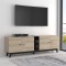 TV Lowboard Sonoma Eiche und Schwarz