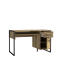 Schreibtisch Stabeiche und Betonoptik