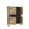 Highboard Stabeiche und Betonoptik