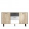 Sideboard Eiche Grau