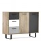 Sideboard Eiche Grau