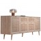 Sideboard Rattan Optik Sonoma Eiche