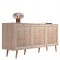 Sideboard Rattan Optik Sonoma Eiche