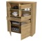 Highboardvitrine Alteiche