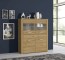 Highboardvitrine Alteiche