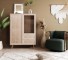 Highboard Rattan Optik Sonoma Eiche