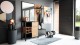Garderobe Wildeiche Anthrazit