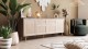 Sideboard Rattan Optik Sonoma Eiche