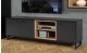 TV Lowboard Schwarz und Artisan Eiche