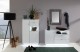 Highboard Weiß Hochglanz