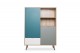 Highboard Dekor Sonoma Eiche / Tricolor            