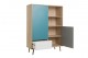 Highboard Dekor Sonoma Eiche / Tricolor            