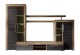 Wohnwand Nussbaum Satin