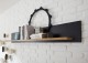 Wandboard Anthrazit Kastanie Holz Dekor
